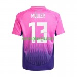 Camisolas de futebol Alemanha Thomas Muller 13 Equipamento Alternativa Euro 2024 Manga Curta